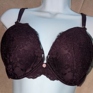 Box#6 Victoria's Secret Dream Angels Underwire Pushup Bra - Winter Wine